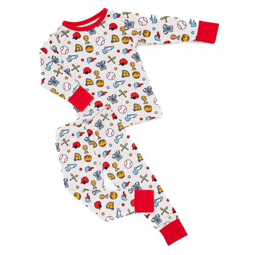 Baseball Two-Piece Pajama Set