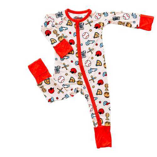Baseball Zippy One-Piece